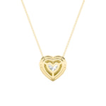 1.25Cttw Heart Shaped Lab Grown Diamond (F/VS) Heart Shaped Pendant in 14K Gold