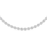 Oval Lab Grown Diamond (F/VS ) Necklace Necklace in 14K Gold