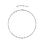 Oval Lab Grown Diamond (F/VS ) Necklace Necklace in 14K Gold