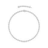 Oval Lab Grown Diamond (F/VS ) Necklace Necklace in 14K Gold