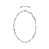 Oval Lab Grown Diamond (F/VS ) Necklace Necklace in 14K Gold