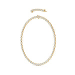 Oval Lab Grown Diamond (F/VS ) Necklace Necklace in 14K Gold
