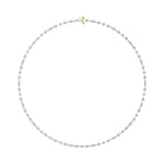 12Cttw Pear Shaped Lab Grown Diamond (F/VS) Fashion Necklace in 14K Gold