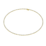 12Cttw Pear Shaped Lab Grown Diamond (F/VS) Fashion Necklace in 14K Gold