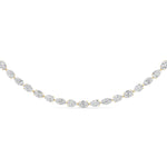 Oval Lab Grown Diamond (F/VS ) Necklace Necklace in 14K Gold