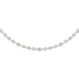 Oval Lab Grown Diamond (F/VS ) Necklace Necklace in 14K Gold