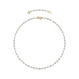 Oval Lab Grown Diamond (F/VS ) Necklace Necklace in 14K Gold