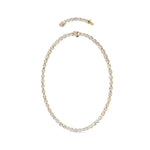 Oval Lab Grown Diamond (F/VS ) Necklace Necklace in 14K Gold