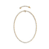 Oval Lab Grown Diamond (F/VS ) Necklace Necklace in 14K Gold