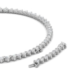 Heart Lab Grown Diamond (F/VS ) Necklace Necklace in 14K Gold