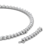 Heart Lab Grown Diamond (F/VS ) Necklace Necklace in 14K Gold
