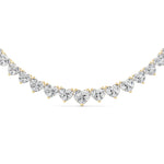 Heart Lab Grown Diamond (F/VS ) Necklace Necklace in 14K Gold