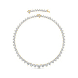 Heart Lab Grown Diamond (F/VS ) Necklace Necklace in 14K Gold