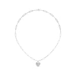 Heart Lab Grown Diamond (F/VS ) Necklace in 14K Gold
