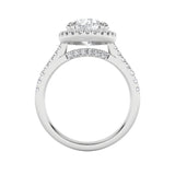 5Cttw Round Shaped Lab Grown Diamond (F/VS)  Ring in 14K Gold