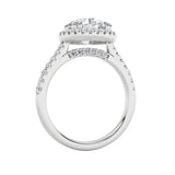 5Cttw Round Shaped Lab Grown Diamond (F/VS)  Ring in 14K Gold