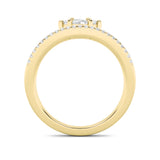 0.5Cttw Marquise Shaped Lab Grown Diamond (F/VS) Fashion Ring in 14K Gold