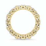 3Cttw Marquise Shaped Lab Grown Diamond (F/VS) Eternity Band Ring in 14K Gold