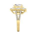 3.75Cttw Oval Shaped Lab Grown Diamond (F/VS)  Ring in 14K Gold