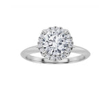 1Cttw Round Shaped Lab Grown Diamond (F/VS)  Ring in 14K Gold