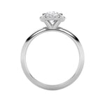 1Cttw Round Shaped Lab Grown Diamond (F/VS)  Ring in 14K Gold