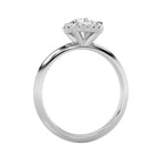 1Cttw Round Shaped Lab Grown Diamond (F/VS)  Ring in 14K Gold