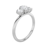 1.25Cttw Oval Shaped Lab Grown Diamond (F/VS)  Ring in 14K Gold