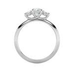 1.25Cttw Oval Shaped Lab Grown Diamond (F/VS)  Ring in 14K Gold