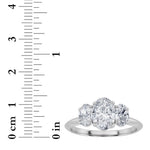 1.25Cttw Oval Shaped Lab Grown Diamond (F/VS)  Ring in 14K Gold