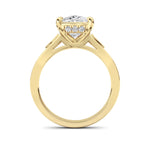 ELongated Cushion Lab Grown Diamond (F/VS ) Ring in 14K Gold