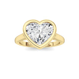 Heart Lab Grown Diamond (F/VS ) Ring in 14K Gold