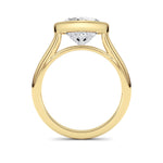Heart Lab Grown Diamond (F/VS ) Ring in 14K Gold