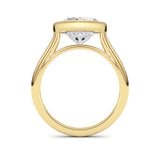 Heart Lab Grown Diamond (F/VS ) Ring in 14K Gold