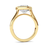Heart Lab Grown Diamond (F/VS ) Ring in 14K Gold