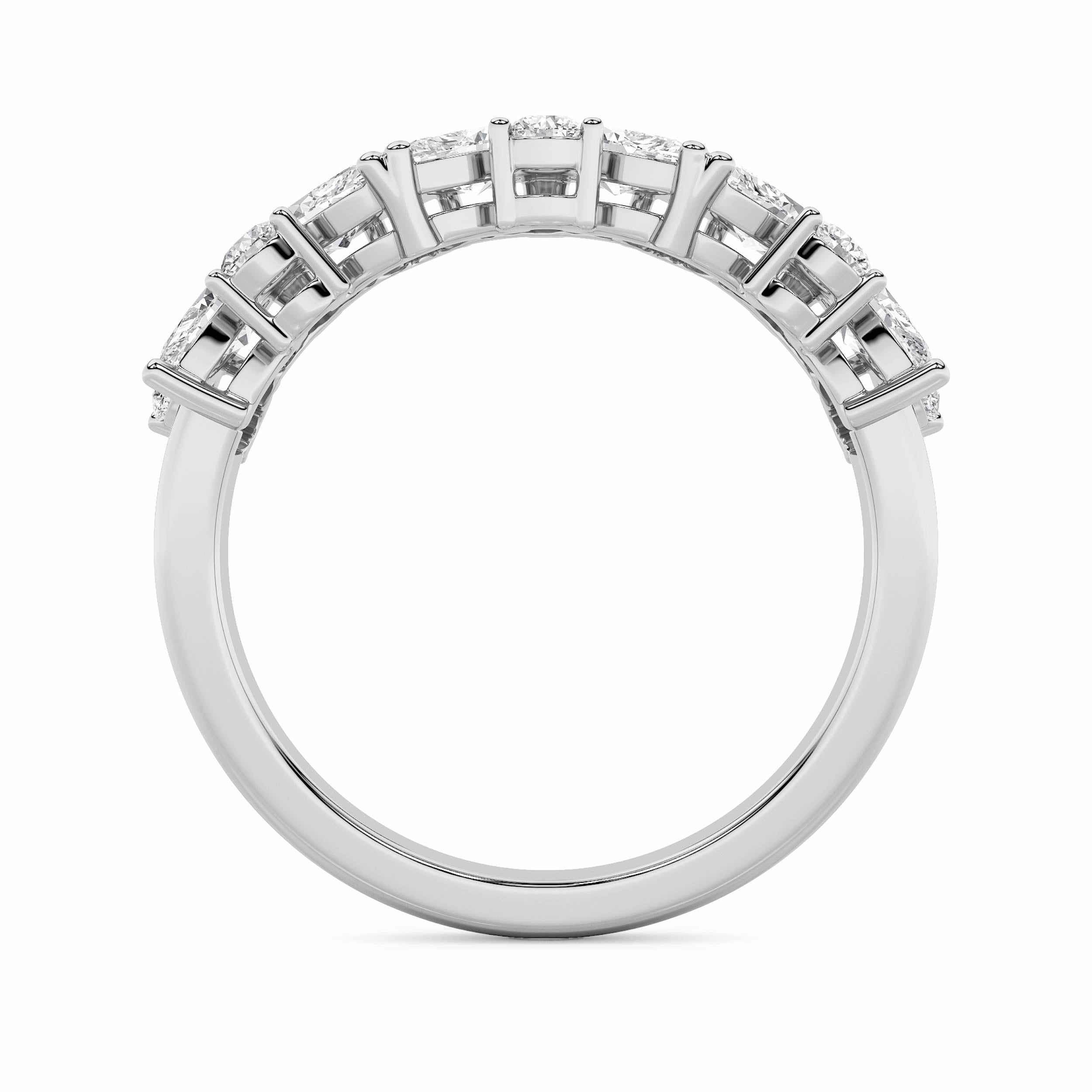 1.5Cttw Marquise Shaped Lab Grown Diamond (F/VS)  Ring in 14K Gold