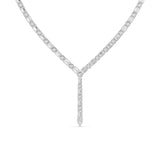 Round Lab Grown Diamond Necklace Necklace in 14K Gold