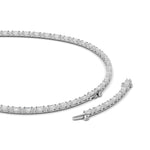 Round Lab Grown Diamond Necklace Necklace in 14K Gold