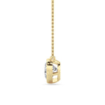 Heart Lab Grown Diamond (F/VS ) Neckpiece Necklace in 14K Gold
