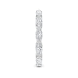 2.5Cttw Marquise Shaped Lab Grown Diamond (F/VS) Eternity Band Ring in 14K Gold