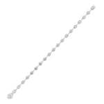 4.25Cttw Round Shaped Lab Grown Diamond ( F / VS ) Eternity Band set in 14K White Gold - Size 8
