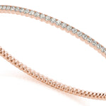 Natural Diamond SLIP ON BANGLE (V1BR021)