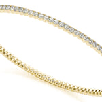 Natural Diamond SLIP ON BANGLE (V1BR021)