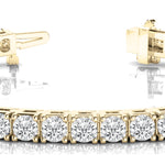Lab Grown Diamond 4-Prong Tennis Bracelet