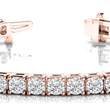 Lab Grown Diamond 4-Prong Tennis Bracelet