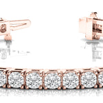Lab Grown Diamond 4-Prong Tennis Bracelet