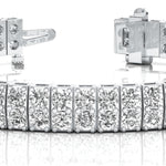 2-Stone Vertical Bar Link Bracelet