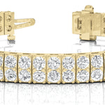2-Stone Vertical Bar Link Bracelet