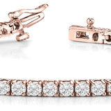 Lab Grown Diamond 4-Prong Tennis Bracelet