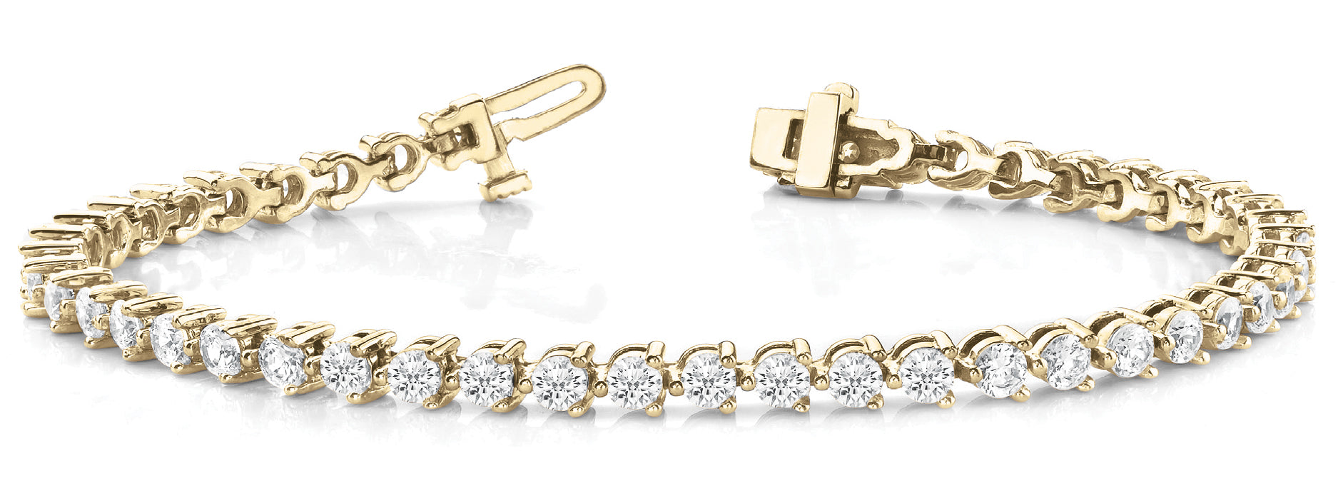 3-Prong Tennis Bracelet