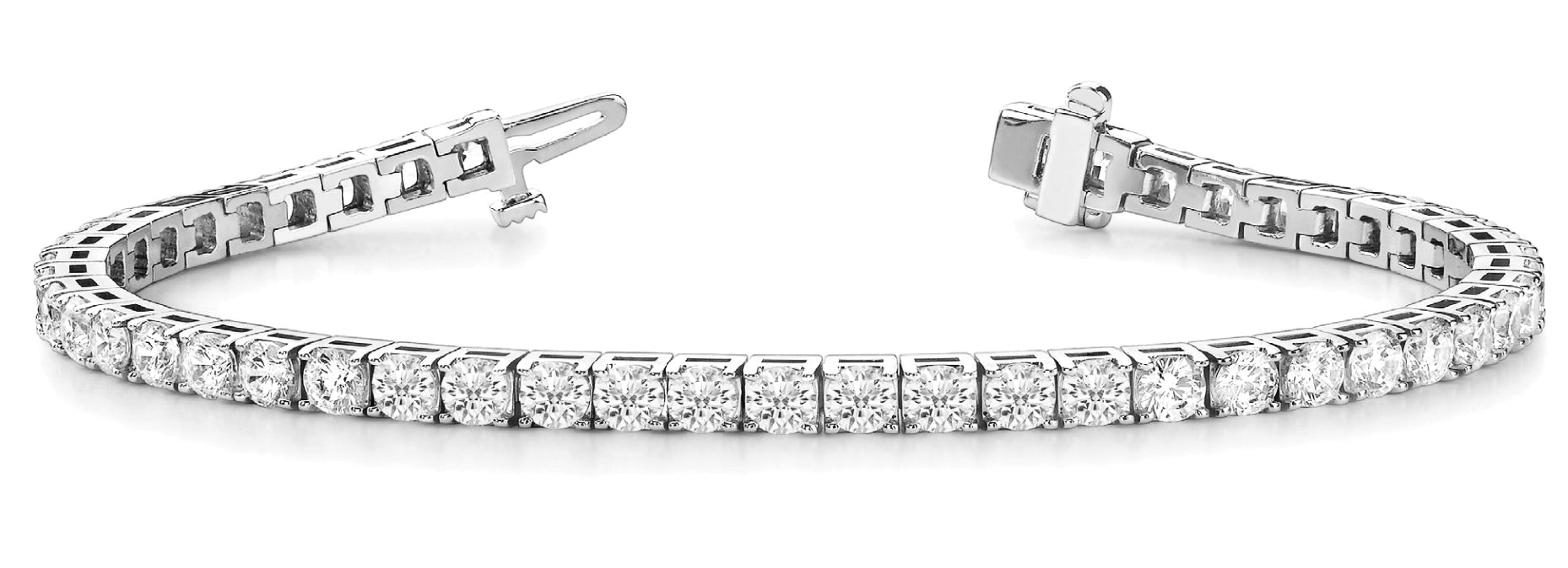 4-Prong Tennis Bracelet (Round)